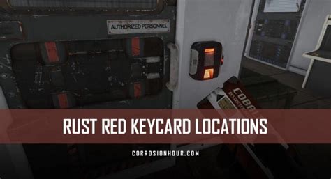 RUST Red Keycard Locations (2021) .